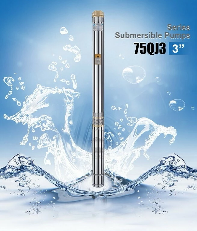 3 Zoll Tiefbrunnenpumpe 75 QJD317-0,55 2 3 Zoll Tiefbrunnenpumpe 75 QJD317-0,55 - Image 2