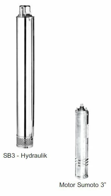 Ebara Tiefbrunnenpumpe SB3-30 3~ 400V 1 Ebara Tiefbrunnenpumpe SB3-30 3~ 400V