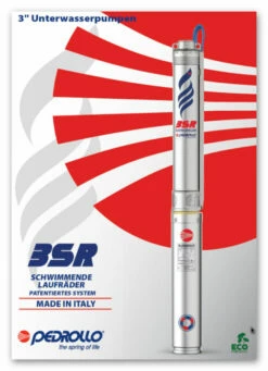 Unterwasserpumpen-Paket Pedrollo 3SRm 4/16 -BRUNNENPUMPEN Shop unterwasserpumpen paket pedrollo 3srm 4 163