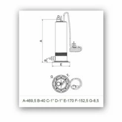 Zisternenpumpe RJ 5.60.3 3~ 400V Schwimmende Entnahme -BRUNNENPUMPEN Shop zisternenpumpe rj 5603 3 400v schwimmende entnahme6